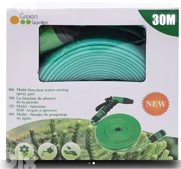 30M TPE EXPANDABLE HIGH-PRESSURE WATER HOSE SET FOR Garden 1