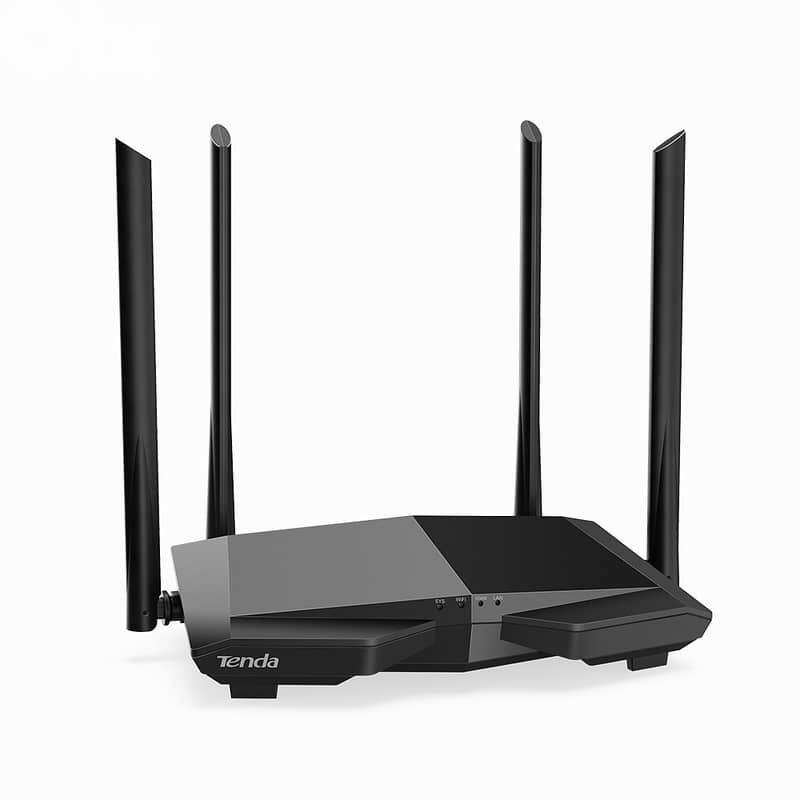 Tenda Router Gaming Ac6 Ac1200 Smart Dual band 2.4Ghz, 5Ghz 4 Antennas 3