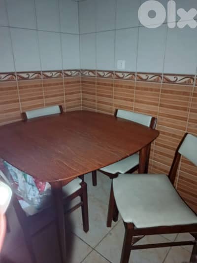 Dining table and chairs