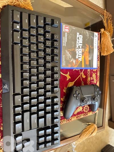 ps5 controller/ call of duty black ops 6/ razor keyboard
