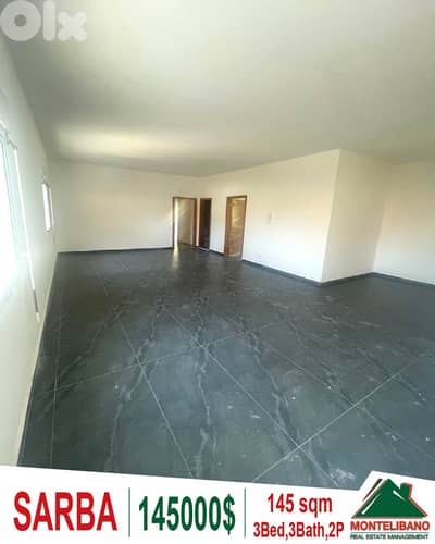 Brand New 145 sqm Apartment For Sale in Sarba (صربا) !!!