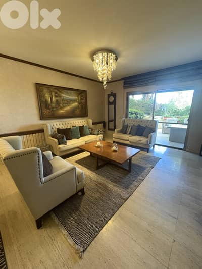 For sale:  5bedroom apartment in a compound in the heart of Broummana.