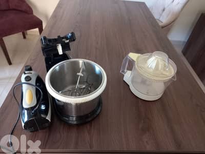 hoover, cake mixer  - squeezer, ، هوفر، عصارة كهربا ومكنة غاتو