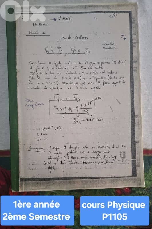 Lebanese university faculty of science, 1ère année bio, 2ème Semestre 8