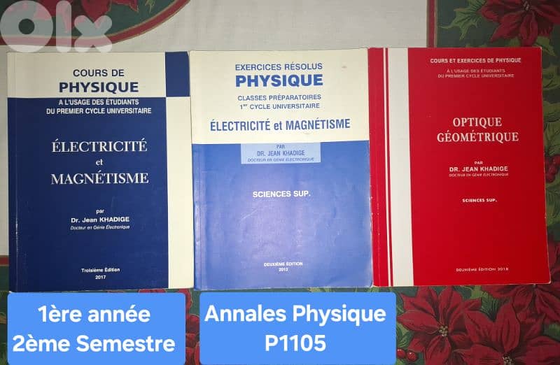 Lebanese university faculty of science, 1ère année bio, 2ème Semestre 9