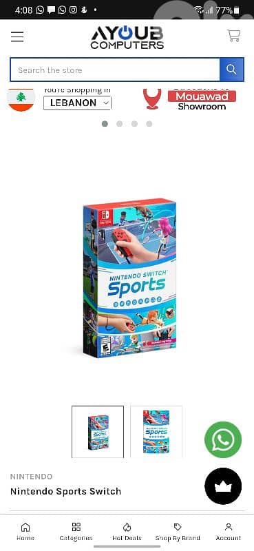 The Nintendo Switch OLED With Three games and a protective case l 3