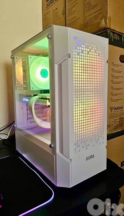 White Gaming PC – i5-12400F, RTX 3060 Ti, 16 GB RAM, 500 GB NVMe
