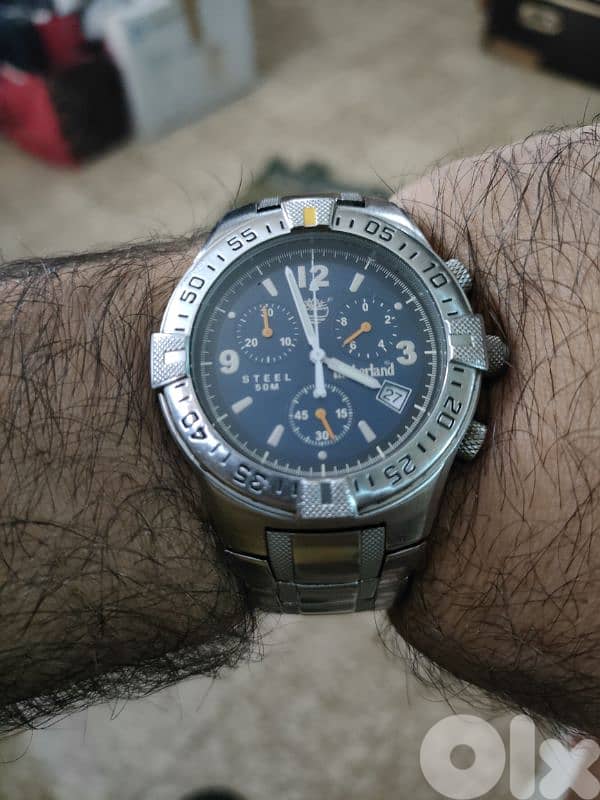 TIMBERLAND steel cronograph watch 6