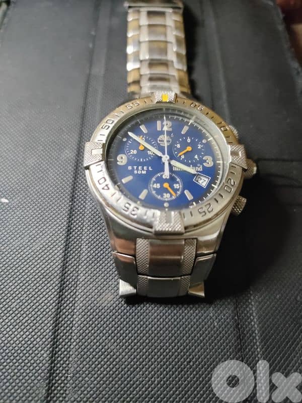 TIMBERLAND steel cronograph watch 1