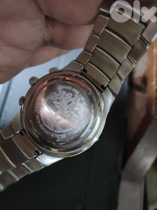 TIMBERLAND steel cronograph watch 2
