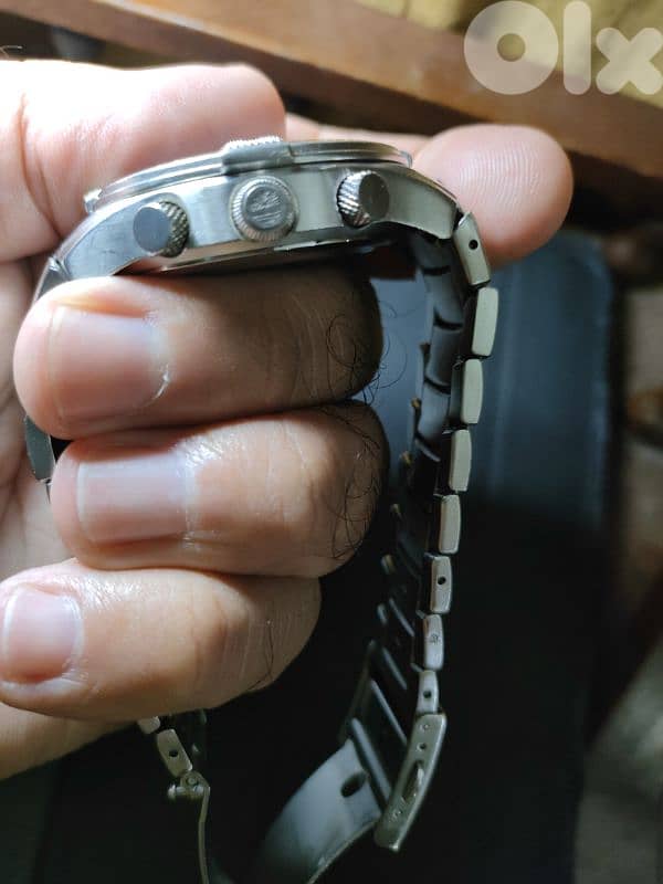 TIMBERLAND steel cronograph watch 3