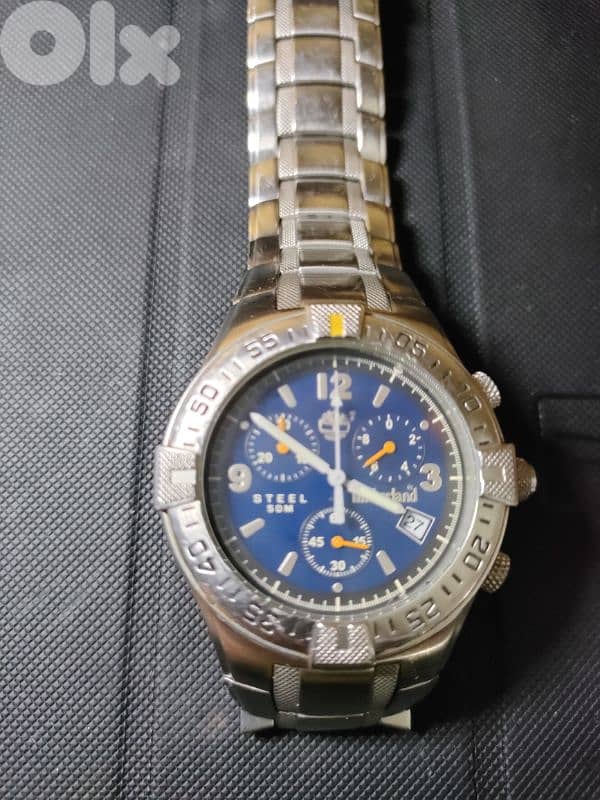 TIMBERLAND steel cronograph watch 5