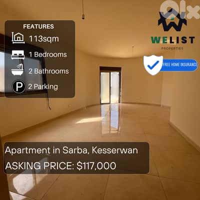 Apartment for sale in Sarba شقة للبيع في صربا