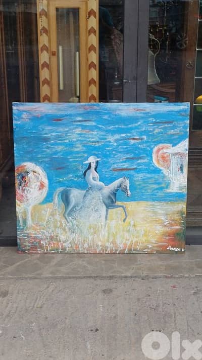 لوحة رسم زيتي اوروبية