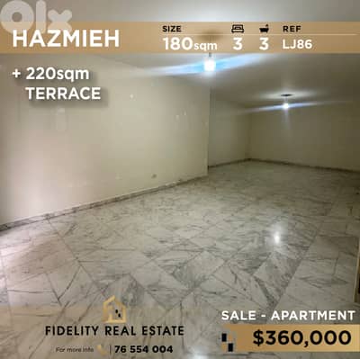 Apartment for sale in Hazmieh LJ86 شقة للبيع في الحازمية