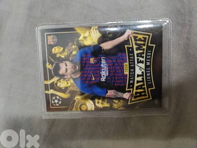 hall of Fame Messi card