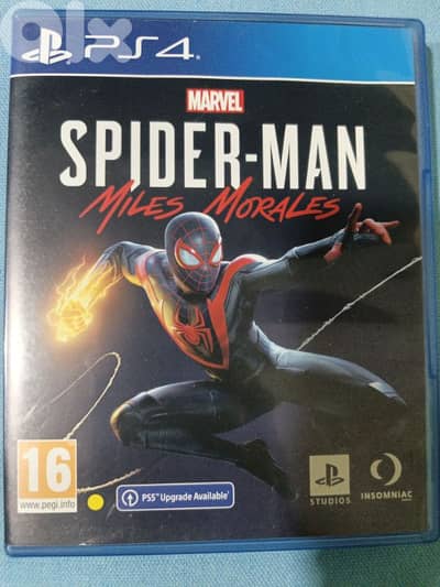 spider man miles morales for ps4 used like new