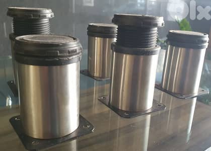 Stainless steel legs for table and sofa 5 pcs 10$ b. ashrafiye 03723895