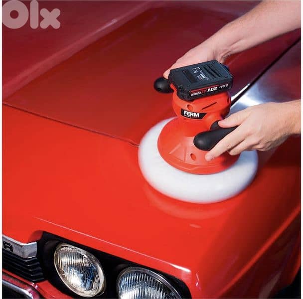 FERM Bluetooth radio_ 20-volt battery. + cordless polisher/4$ delivery 6