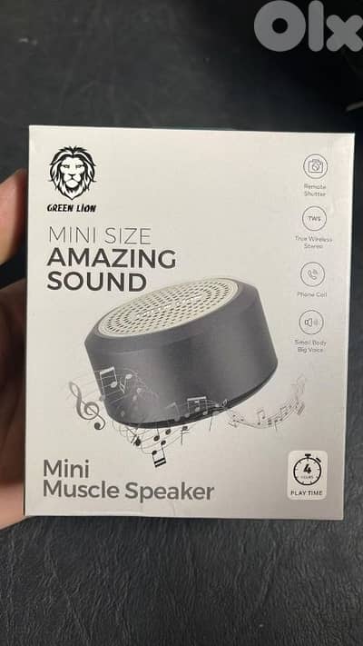 Green lion mini muscle speaker black