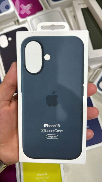 Silicone Case magsafe Iphone 16 Lake green