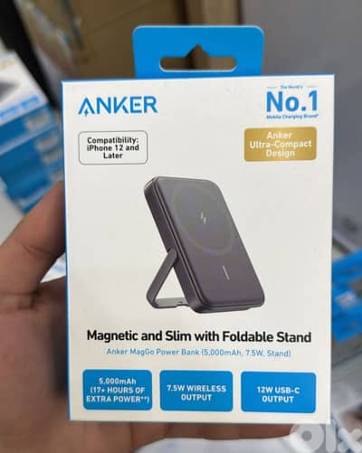 Anker 322 MagGo power bank (5,000mah,7.5w,stand)