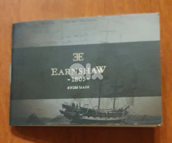 EARNSHAW automatic SWISS MADE CLOCK GENIUNE LEATHER 8