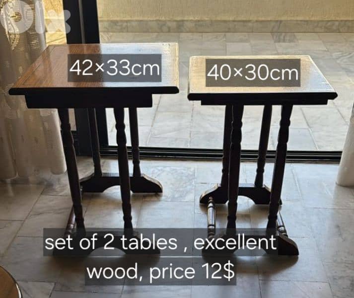 tables/statues/ bowls for sale 1