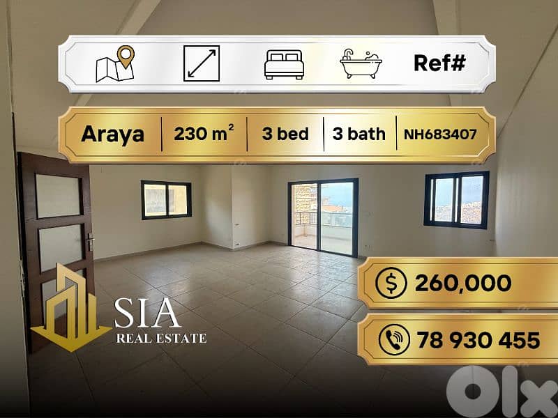 apartments for sale in Araya شقق للبيع في عاريا 0