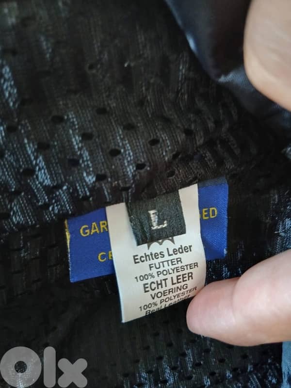 OUTTREK RACING jacket •Made in Germany  •Genuine Leather  •2 Layers, 2