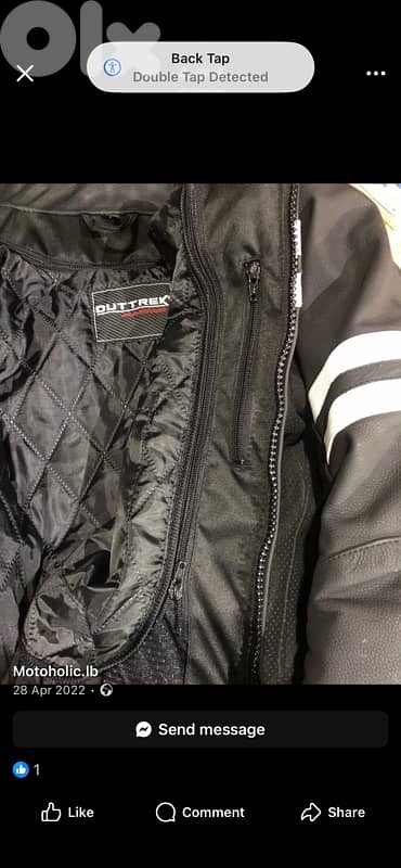 OUTTREK RACING jacket •Made in Germany  •Genuine Leather  •2 Layers, 4