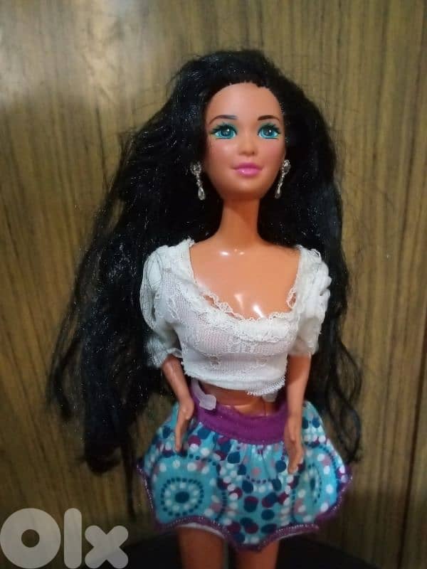 WESTERN FUN NIA Ultra Rare Mattel 1989 Great doll+brand tag wears =40 2