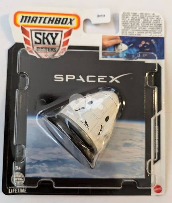 Matchbox Space X Dragoon diecast model. 0