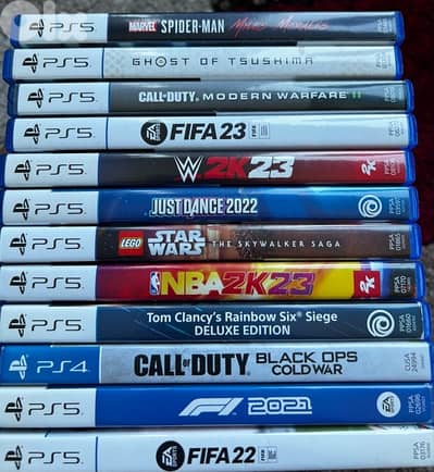 Ps5 Disks ( ANY 3 FOR 100$)