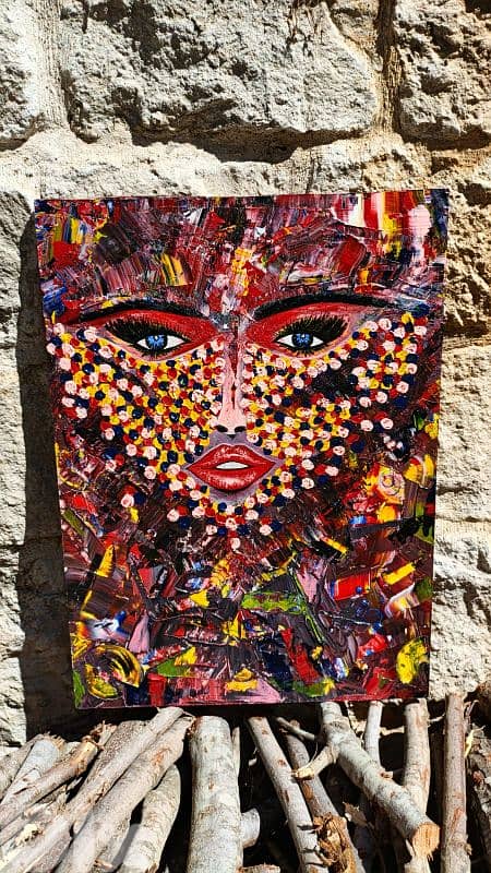 acrylic painting 60x45 cm 0