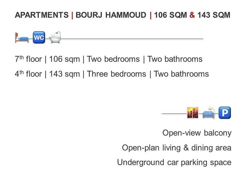 New Building 143m 3Bedroom+Parking Sale Dora Main Aouroroute Beirut 0