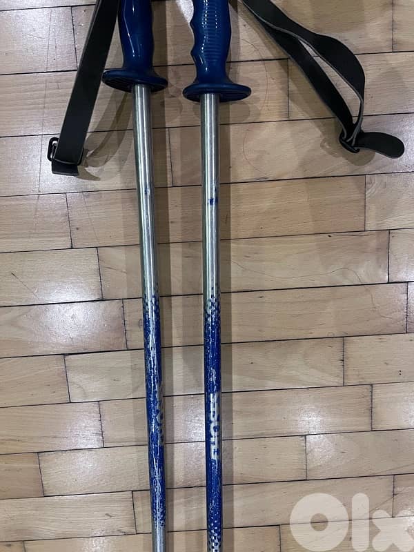 Rossignol PAC 255 Vintage Skis – 178 cm with Poles 2