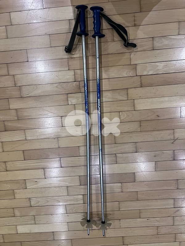 Rossignol PAC 255 Vintage Skis – 178 cm with Poles 3