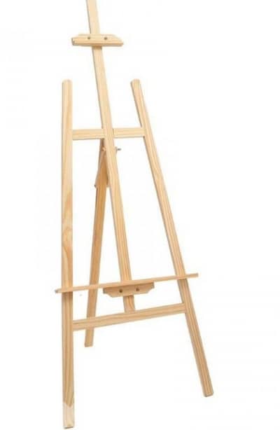 Wooden Chevalet 185Cm  with free two white canvas
