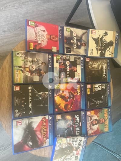 13 ps4 games works on ps5 slightly used very good condition
