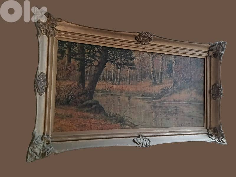 Original Late 19th. century French Oil Painting By FERNAND MAISSEN 3