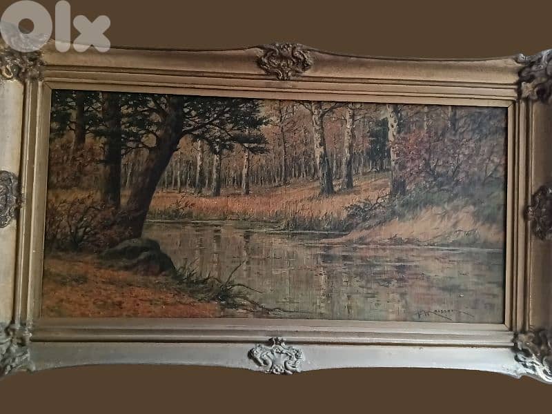 Original Late 19th. century French Oil Painting By FERNAND MAISSEN 4