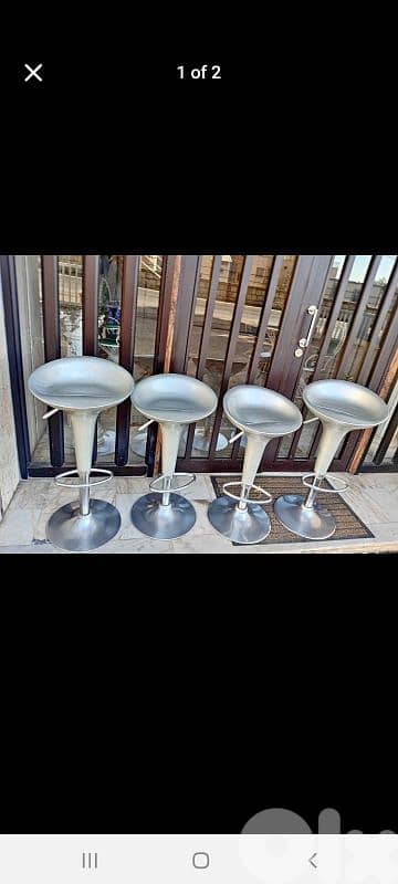 كراسي بار شبه جديد 0