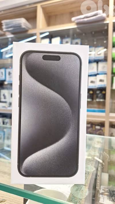 IPHONE 15 PRO MAX 512GB BLACK TITANIUM WARRANTY DUBAI