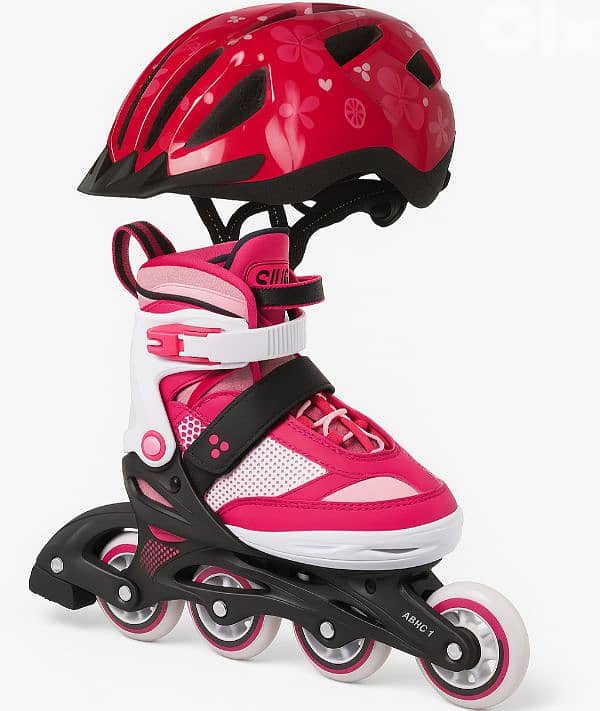 رولر CRIVIT للأطفال (المقاسات 29–37) + خوذة هدية مميزة 0