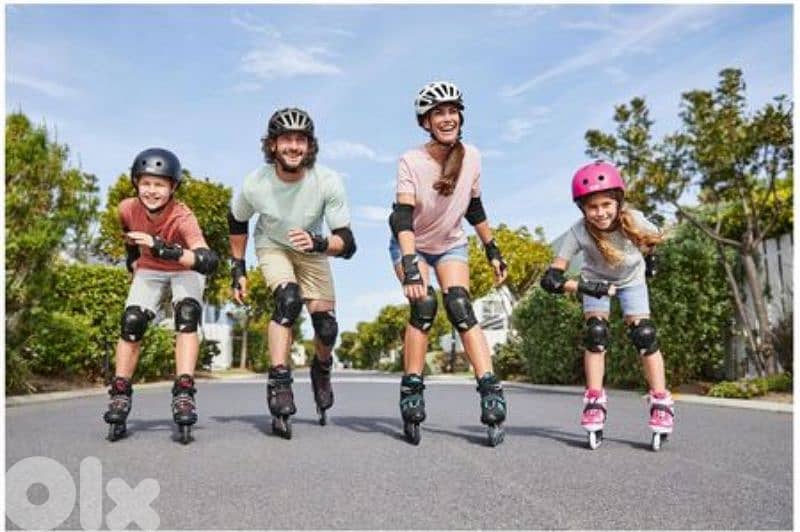 رولر CRIVIT للأطفال (المقاسات 29–37) + خوذة هدية مميزة 9