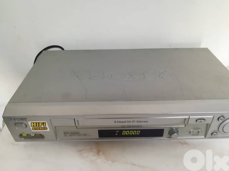 Sony SLV-ED-393 VCR video cassette player 6 head - stereo - remote 4