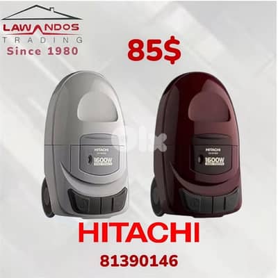 Vacuum Cleaner Bagless HITACHI ORIGINAL 1600w مكنسة هيتاشي الاصلية