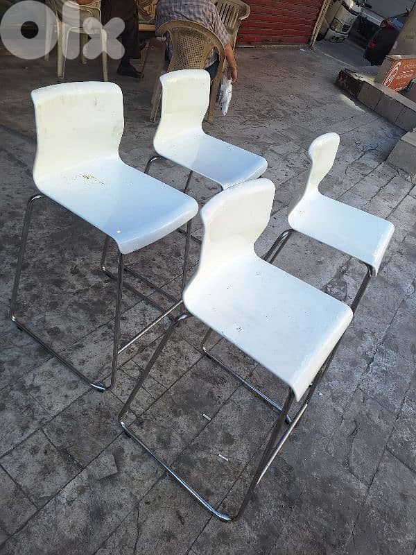 كراسي بار عدد٤ تصميم مميز ايطالي stools chairs IKEA Italy 4