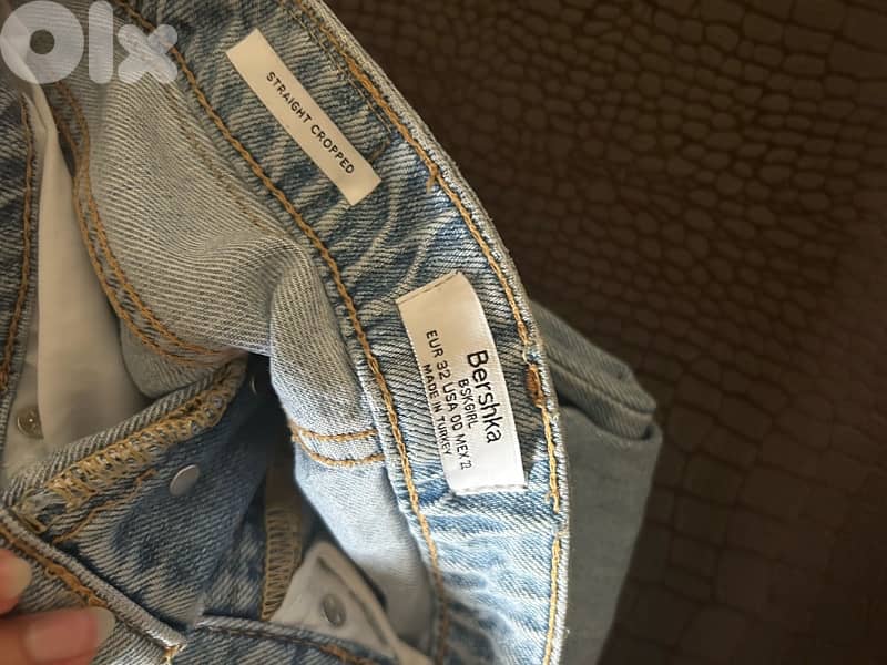 Bershka hand painted jeans 2